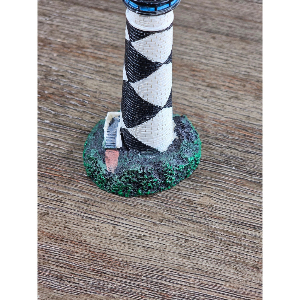 Cape Lookout NC Lighthouse Mini Figurine Resin Coastal Decor