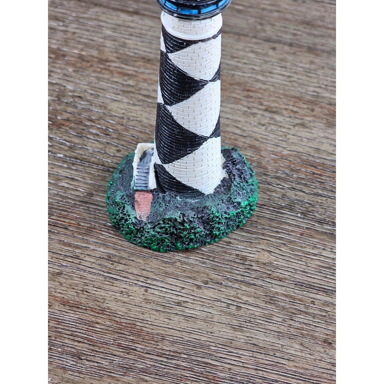 Cape Lookout NC Lighthouse Mini Figurine Resin Coastal Decor