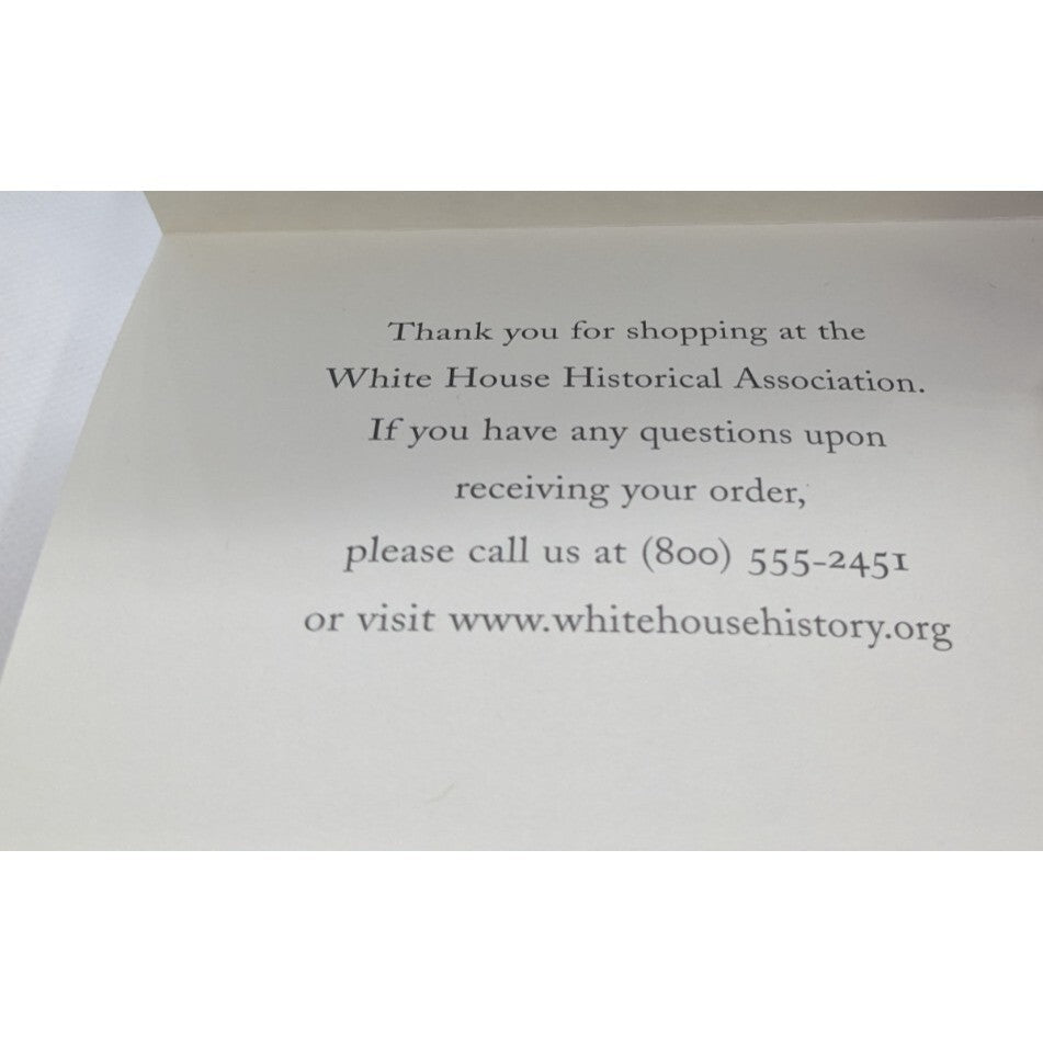 White House Historical Association Christmas Ornament w Box Papers