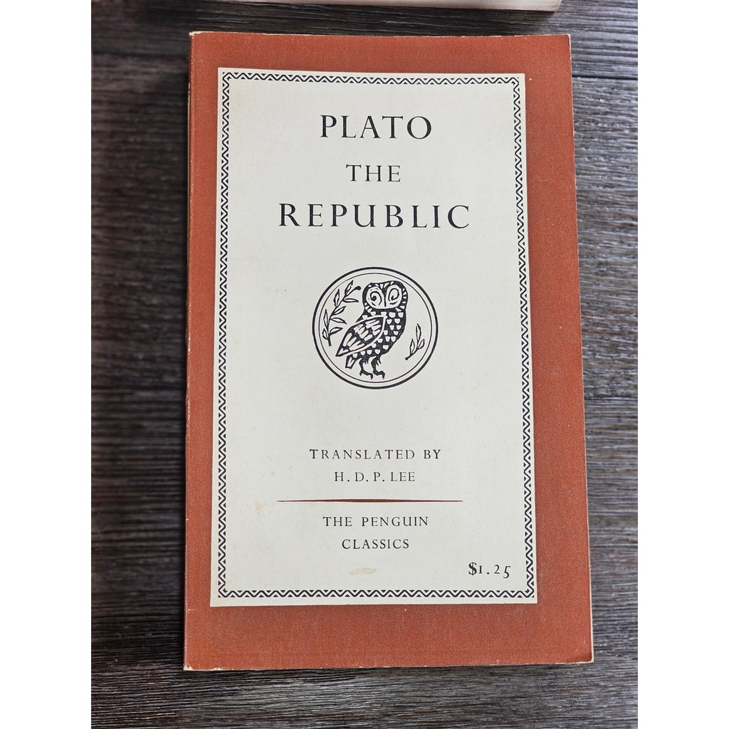 Vintage Penguin Classics Greek Philosophy Lot Plato Thucydides