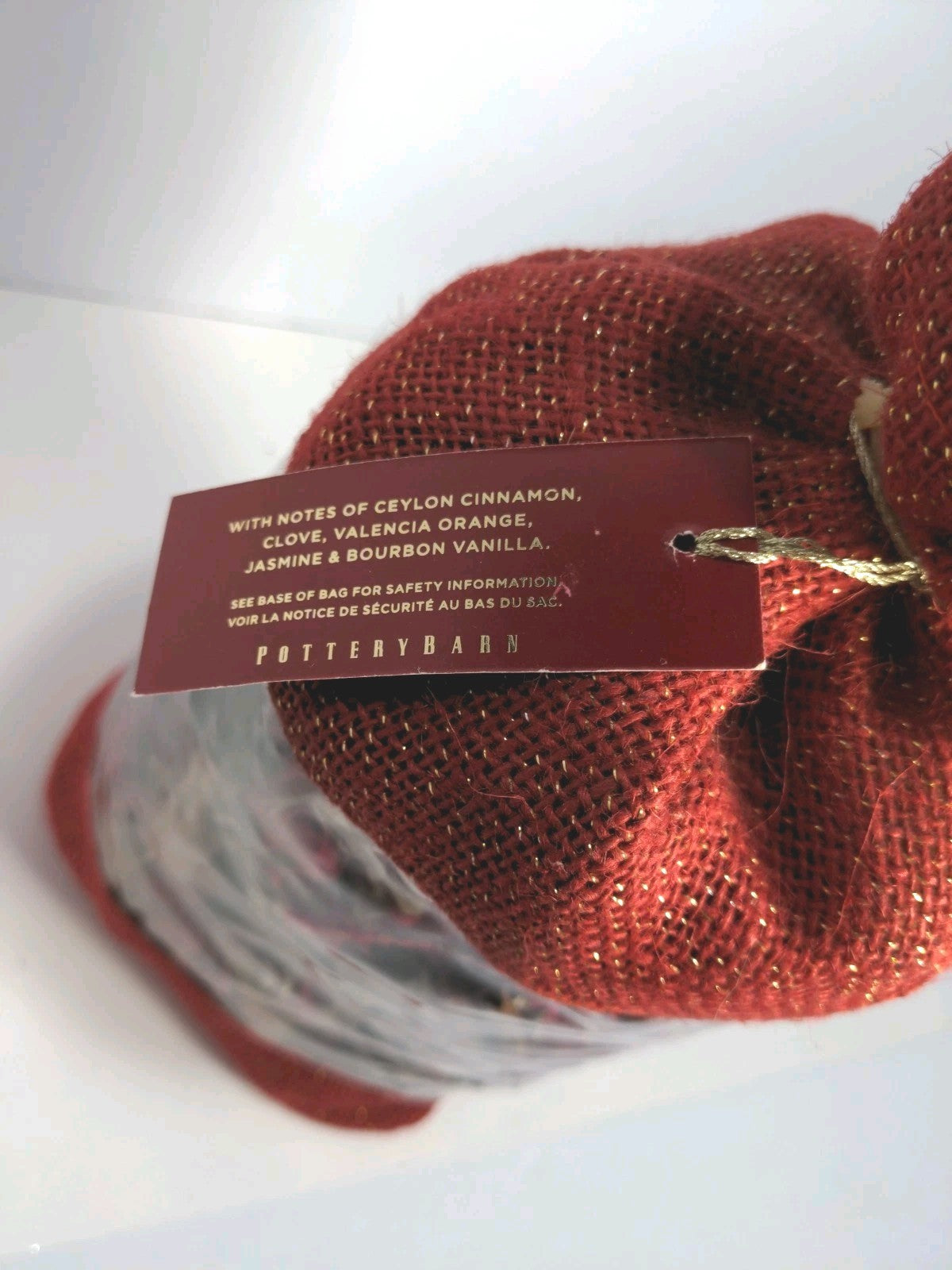 POTTERY BARN FIRESIDE CINNAMON HOMESCENT POTPOURRI 8oz