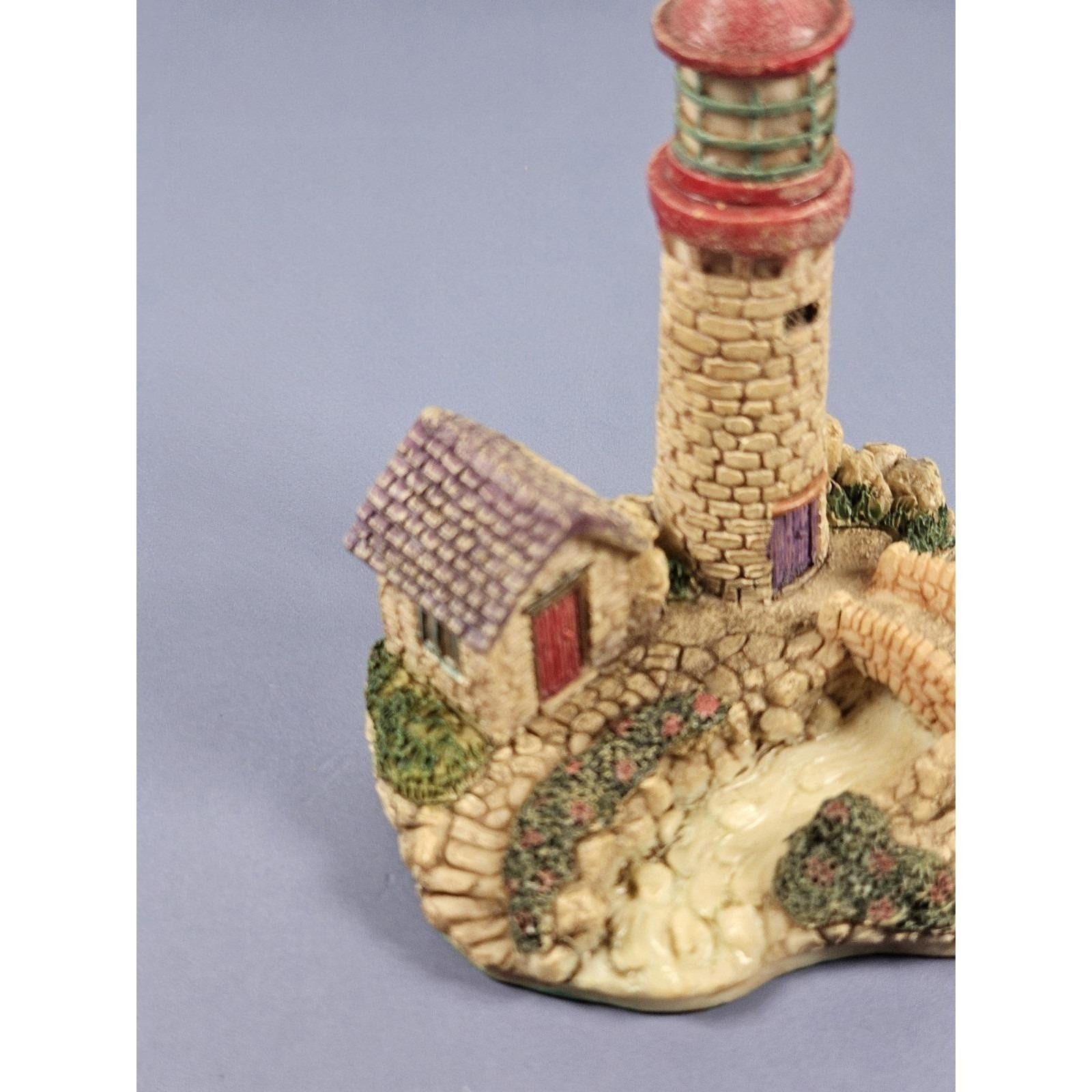 Ks Collection Lighthouse Figurine Bridge Cottage 1990s Coastal