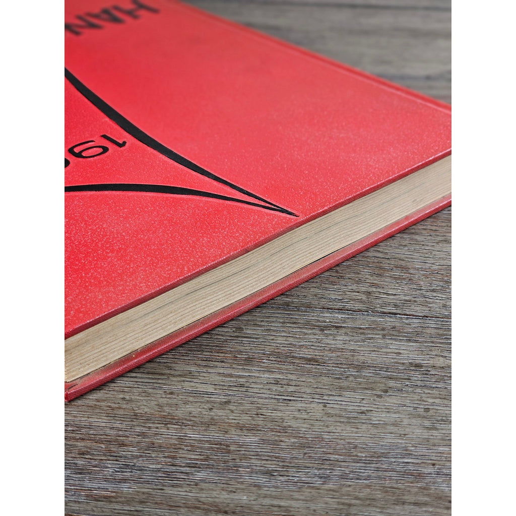 1963 Hanoverian Yearbook Wilmington NC Senior Class Red Hardcover