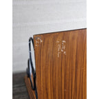 Vintage Wood & Metal Wine Bottle Holder | 3-Bottle Countertop Wine Rack