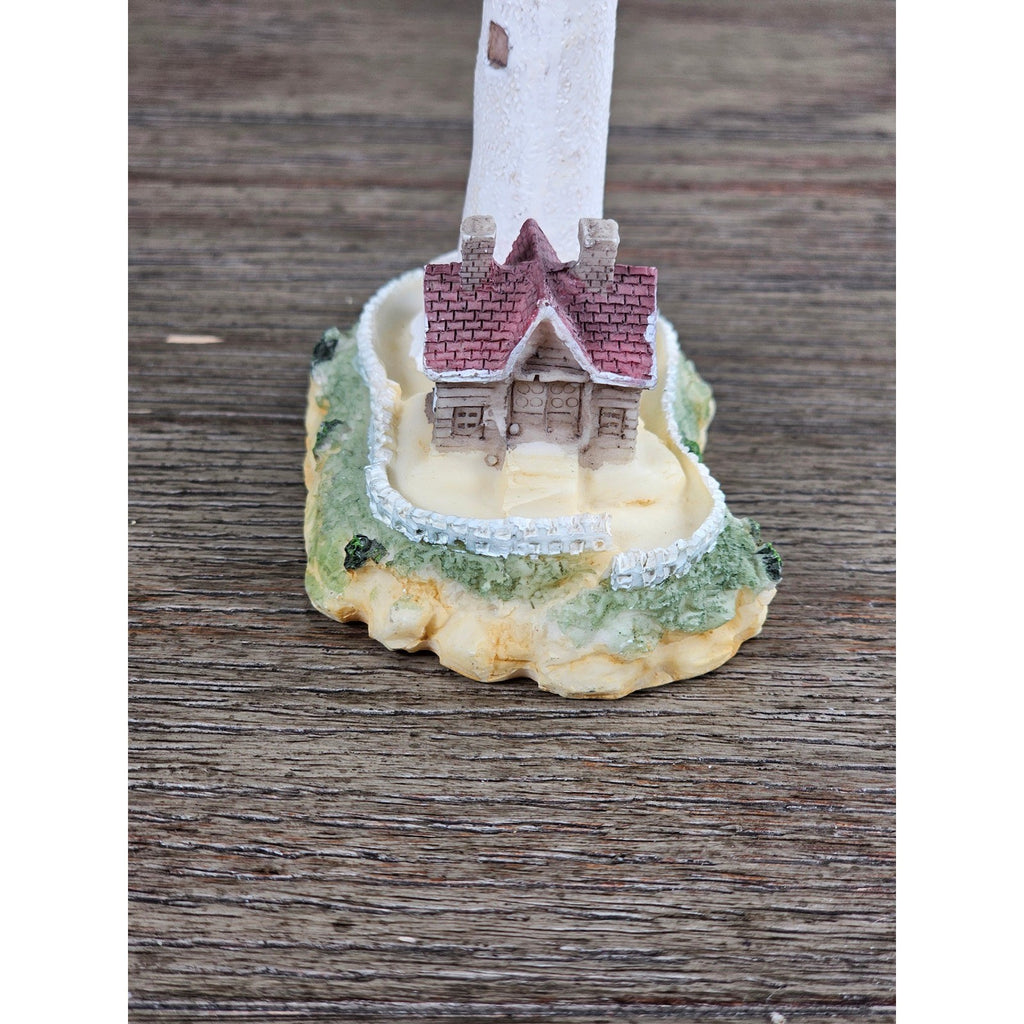 Resin Lighthouse Figurine Coastal Decor Mini Lighthouse Nautical Accent