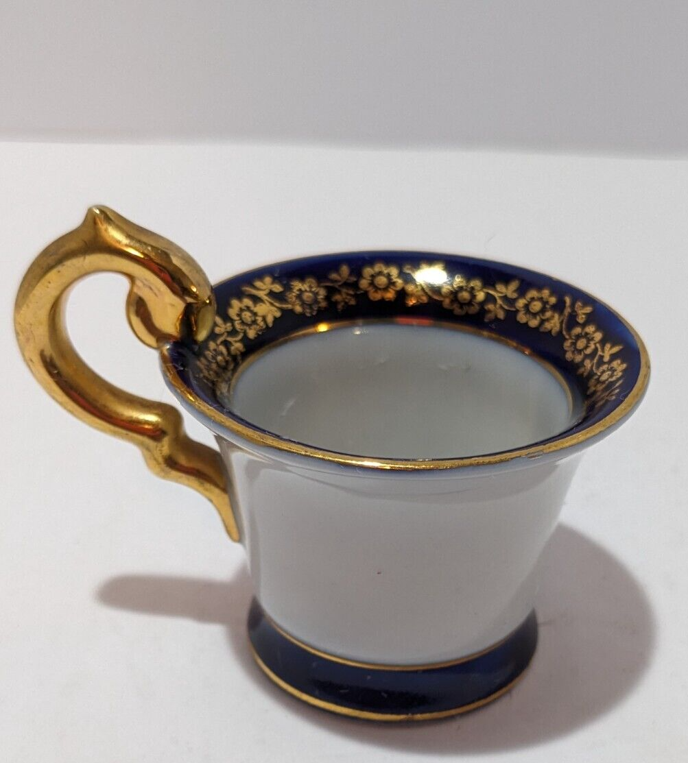 Vintage Demitasse Porzellanfabrik Fredrich Pre-WWII Stamped Cup Made in Germany