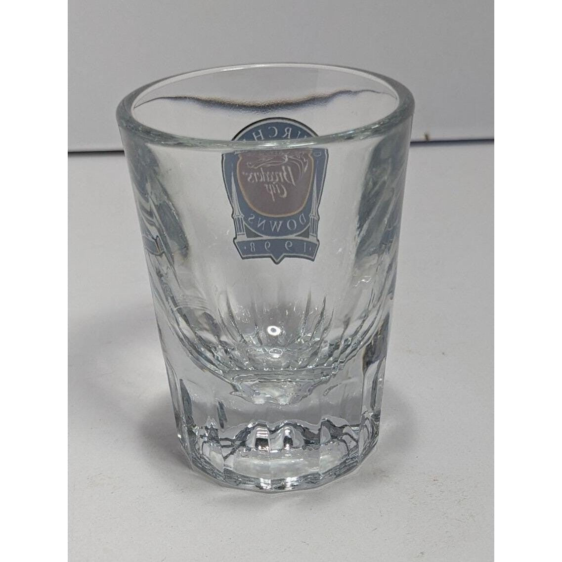 Vintage 1998 Breeders Cup • Churchill Downs Shot Glass • Equestrian Barware
