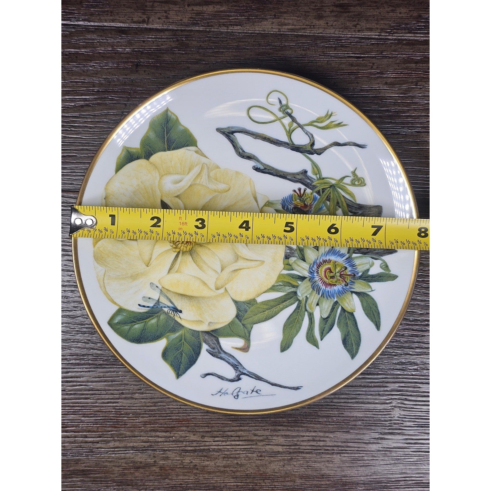 Franklin Mint Mississippi Delta Wildflowers Plate 1978
