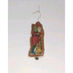 Vintage Kurt Adler Santa Wood Ornament 1982 Christmas