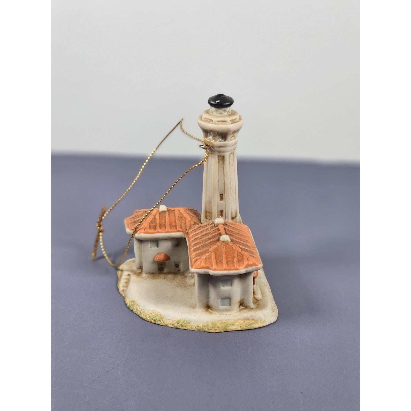 Lefton Alcatraz Lighthouse Ornament 1998 Coastal Decor Collectible