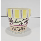 Vintage Russ Berrie Flower Pot You're the Greatest Planter