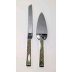Glitter Diamond Wedding Cake Knife Server Set Rhinestone Handle