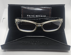 Prive Revaux The Professor Blue Light Reading Glasses Clear/Black With Case