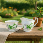 Vintage Adderley Bone China Creamer & Sugar Bowl Set England