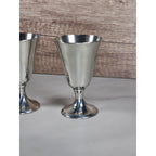 Kirk Stieff Pewter P105 Goblets Set of 2 Vintage Pewter Cups