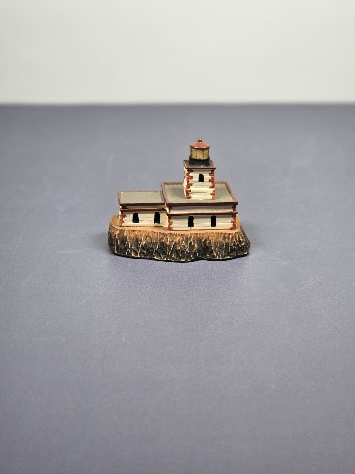 Lenox Miniature Lighthouse Thimble Figurine Tillamook Rock Lighthouse Oregon
