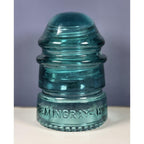 Vintage Hemingray No 12 Glass Insulator Aqua Utility Glass