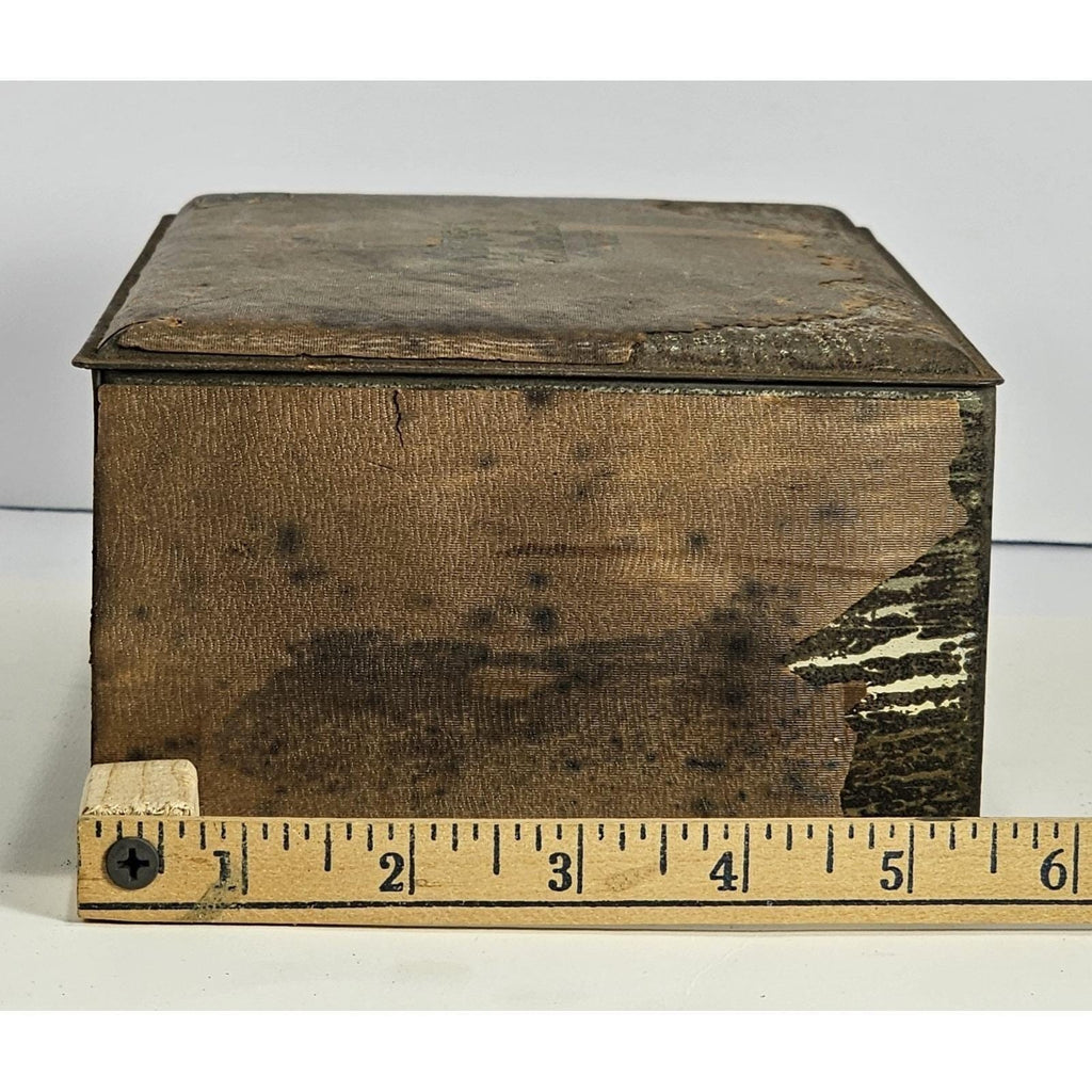 Schraffts Chocolate Tin Trinket Chest Vintage Advertising Box