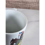 Vintage Fred Roberts Colonial Soldiers Mug Revolutionary War Footed Cup