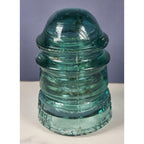 Vintage Hemingray No 12 Glass Insulator Aqua May 2 1893 Patent
