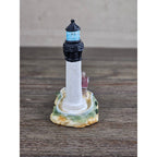 Resin Lighthouse Figurine Coastal Decor Mini Lighthouse Nautical Accent
