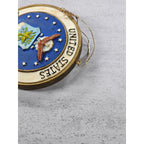 Vintage United States Air Force Ornament 1947 Seal Gold Tone