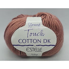 Mercerized Cotton Yarn Dusty Rose 50g Knitting Crochet