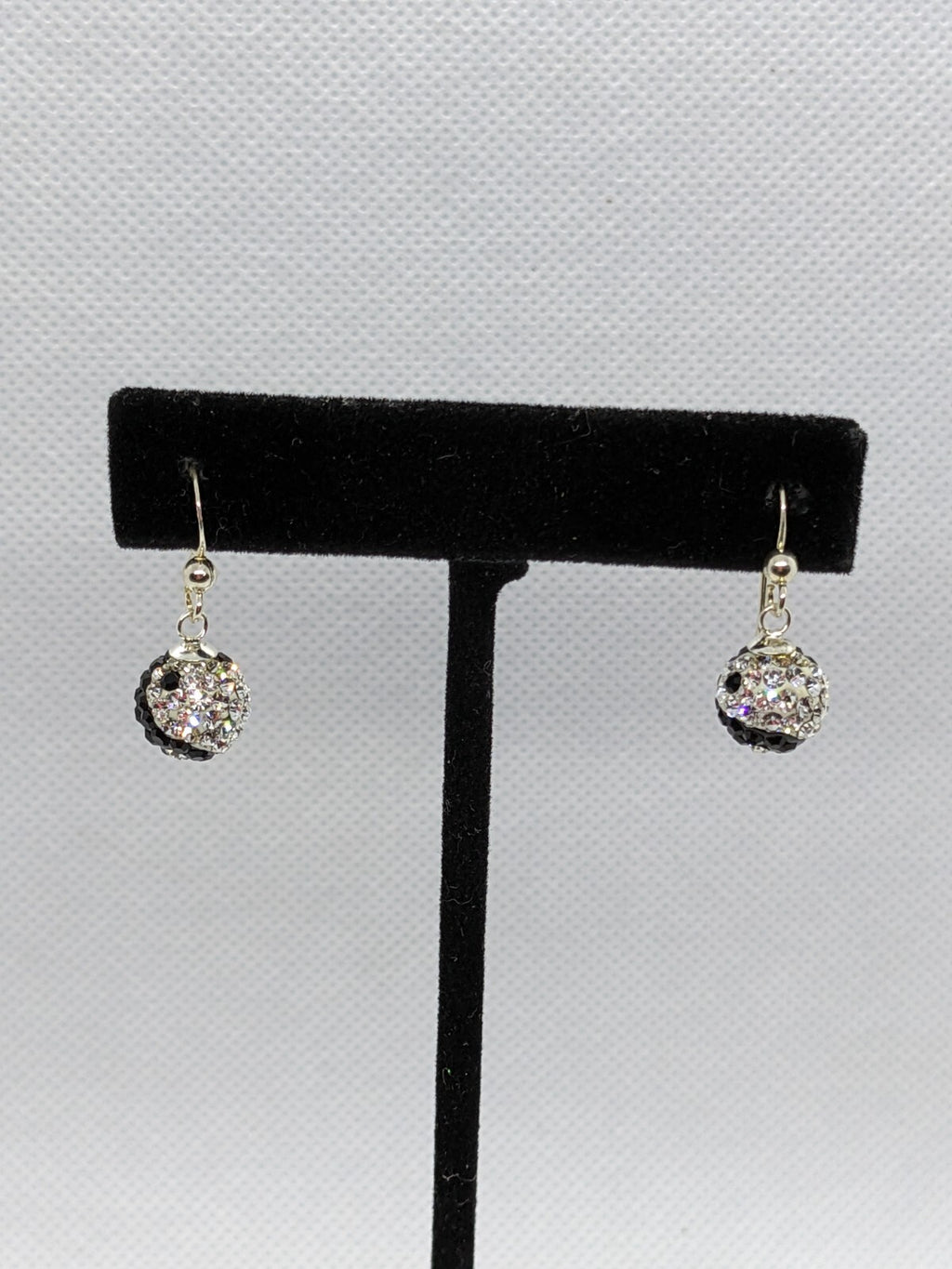 925 Sterling Silver Yin Yang Dangle/Drop Earrings