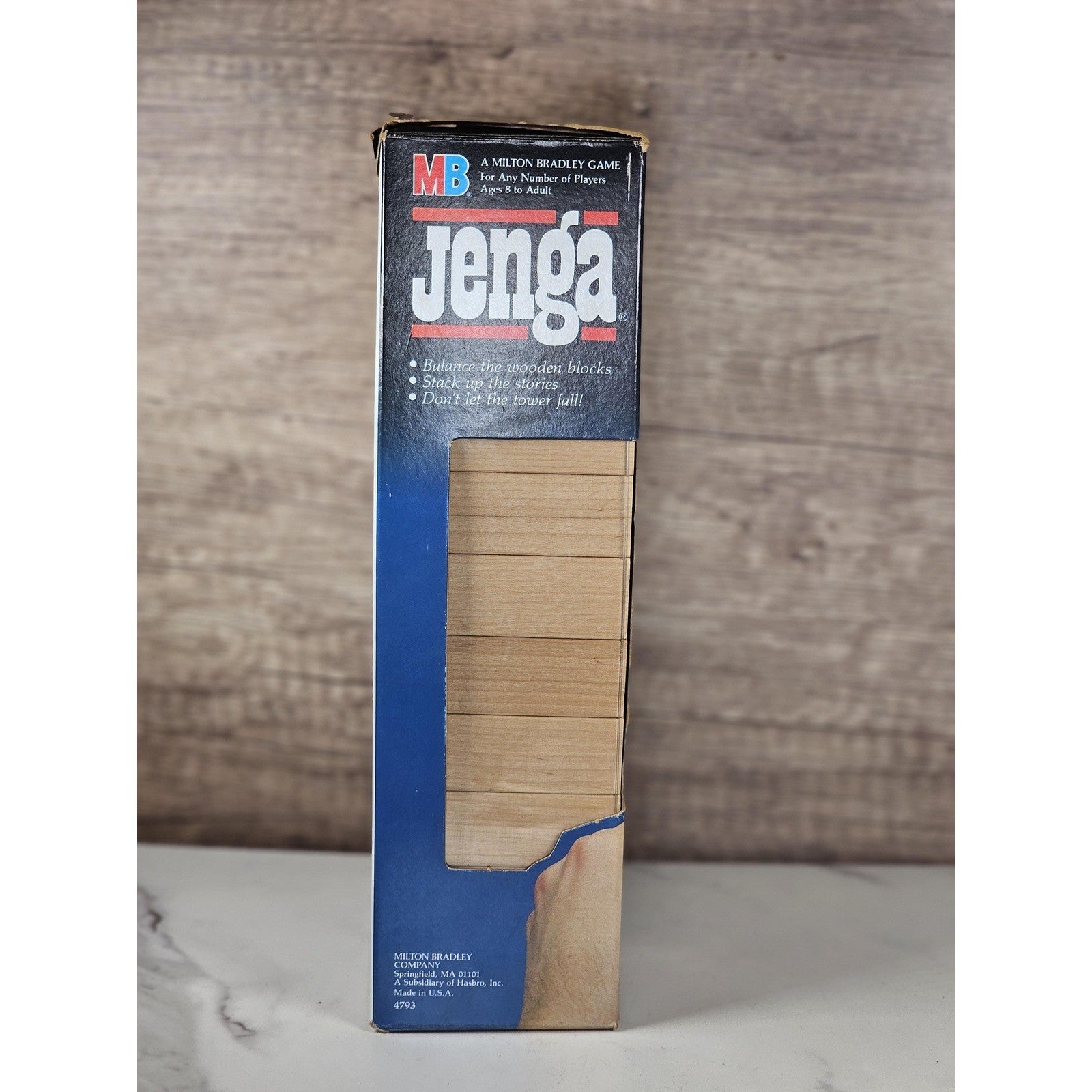 1986 Jenga Game Complete 54 Blocks Milton Bradley USA