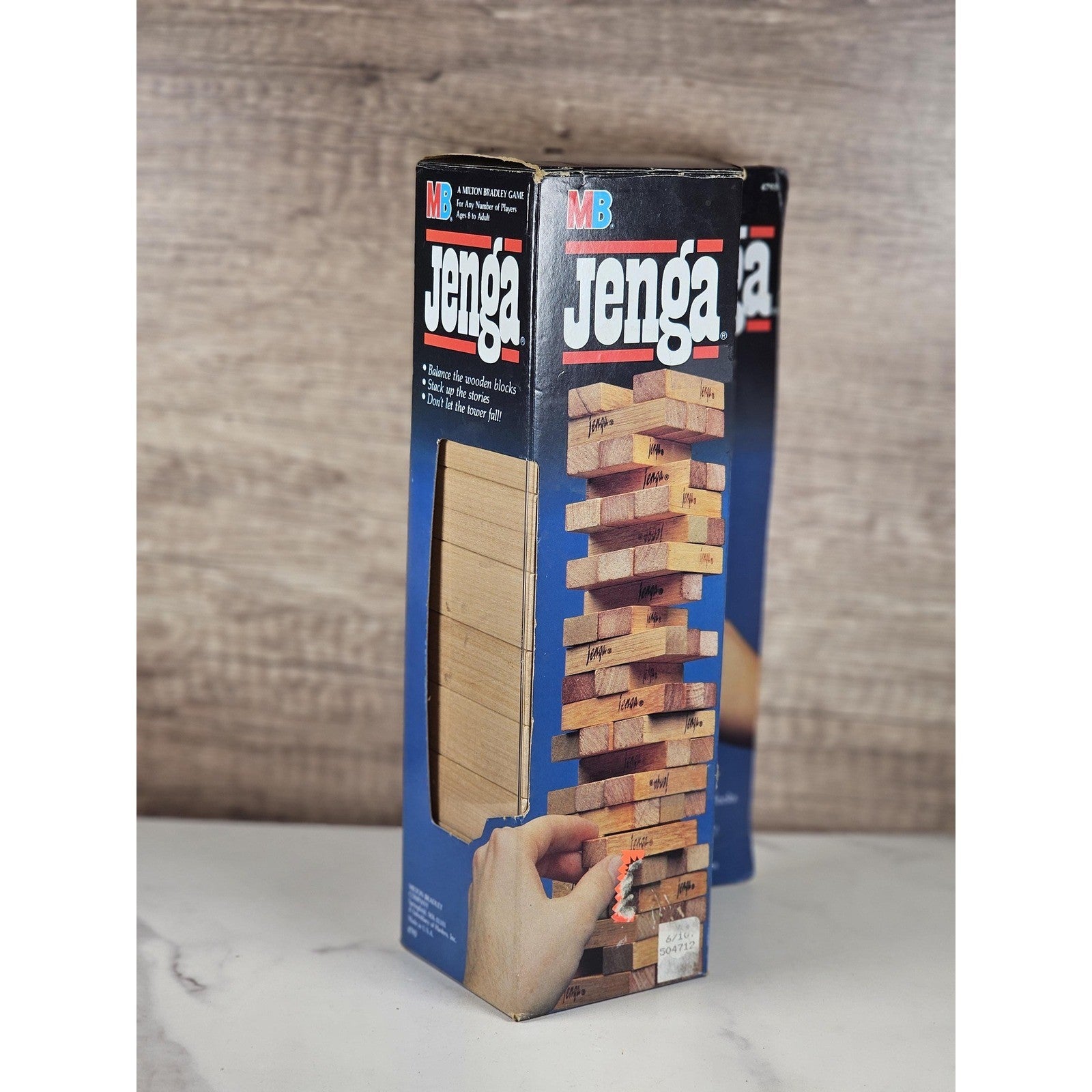 1986 Jenga Game Complete 54 Blocks Milton Bradley USA