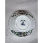 Vintage Regency English Bone China Floral Bowl | Chinoiserie Style