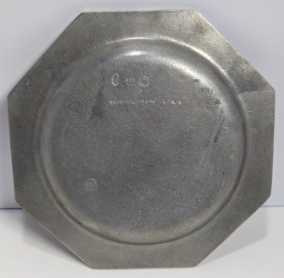 Vintage Wilton Columbia Pewter Plate Etched “Mardi Gras 1975” Made in USA