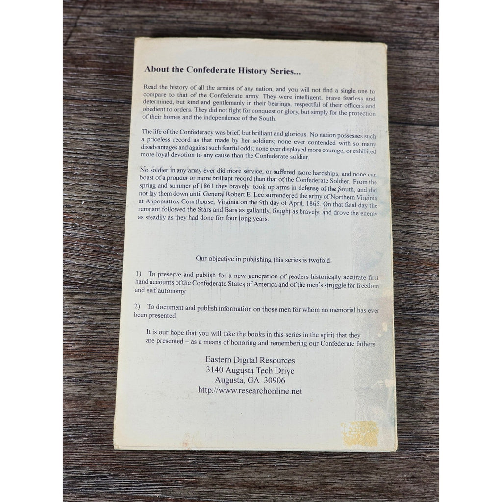 1914 Civil War History Book Edisto Rifles 1861–1865 William Valmore Izlar