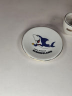 Vintage Hanna Barbera Marineland Mini Miniature Cup & Saucer Shark Set
