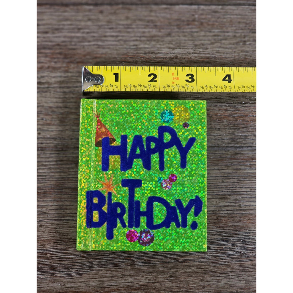 Happy Birthday Mini Gift Book 2002 Armand Eisen 3.5" Square