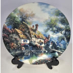 Carl Valente Stonewall Brook Blossoms Plate Poetic Cottages