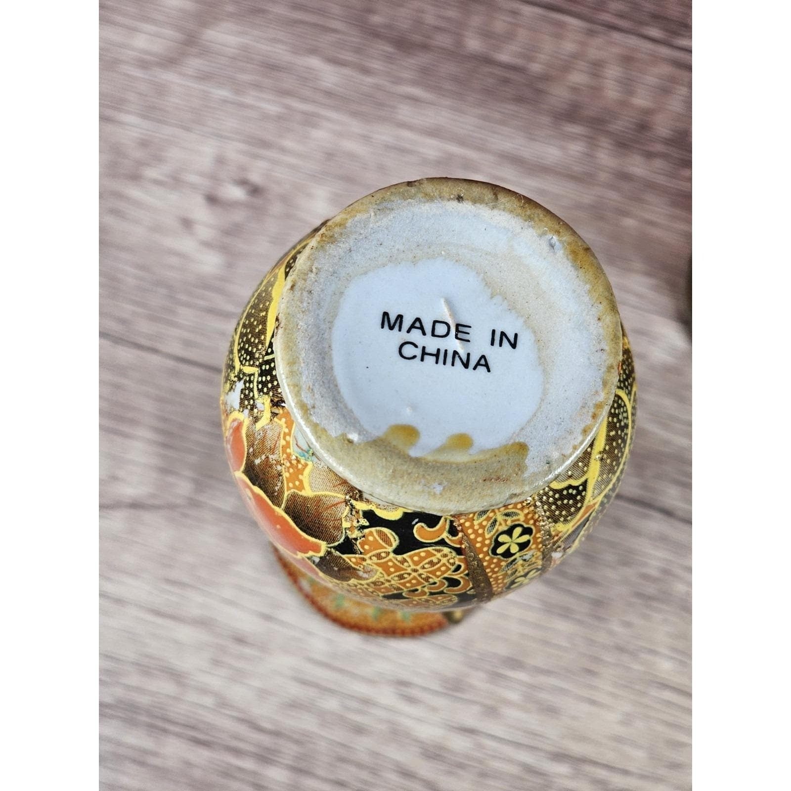 Vintage Chinese Enameled Vase & Covered Jar Set – Feng Huang Bird Motif