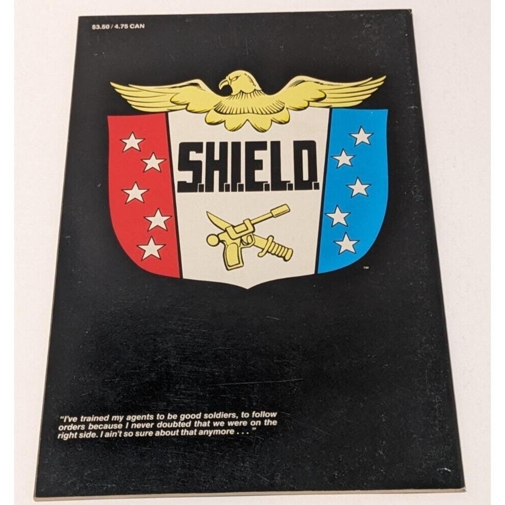 Nick Fury vs SHIELD 1 Marvel 1988 Copper Age Comic Book
