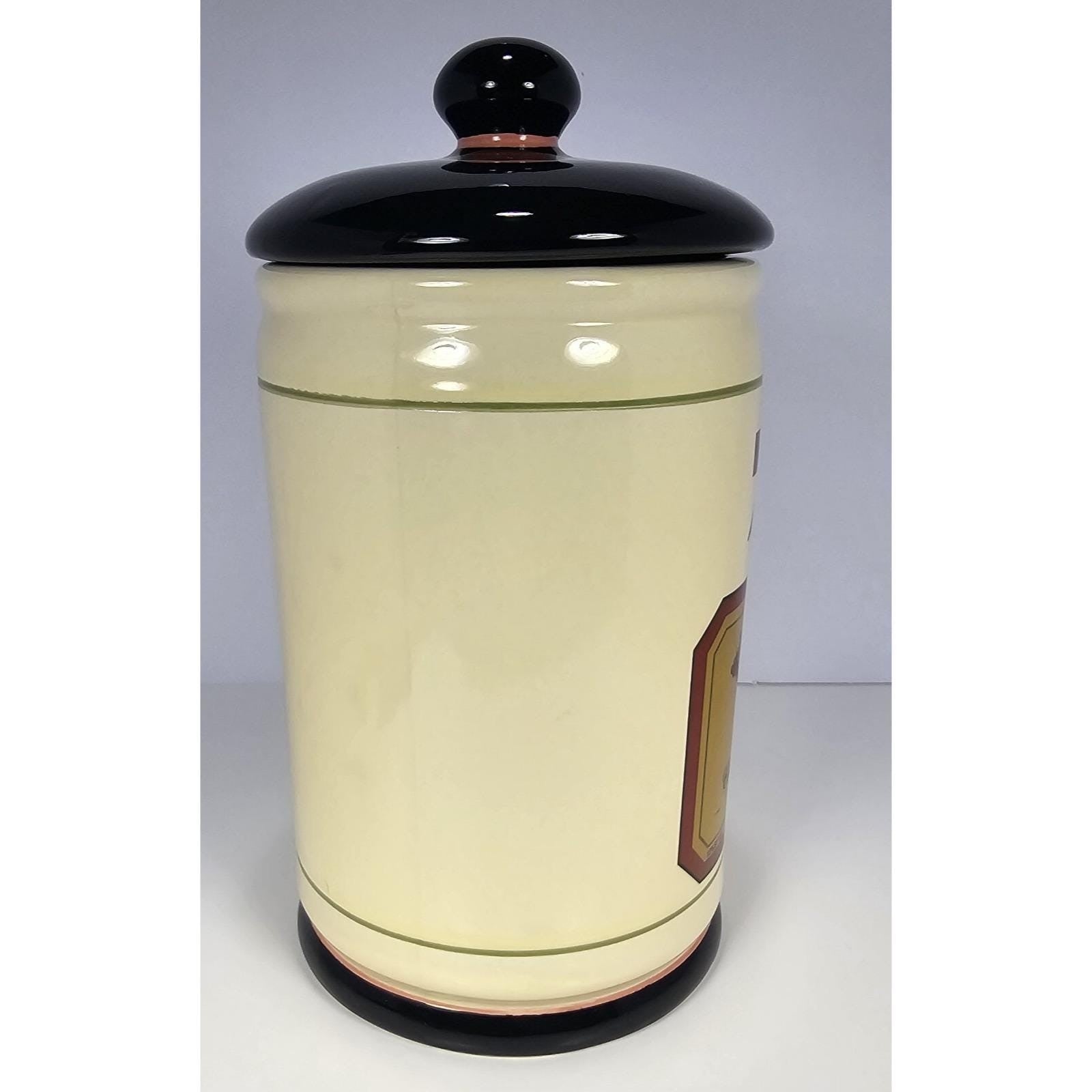 Oggi Chardonnay Canister Lid 7.5x5 Kitchen Storage Jar