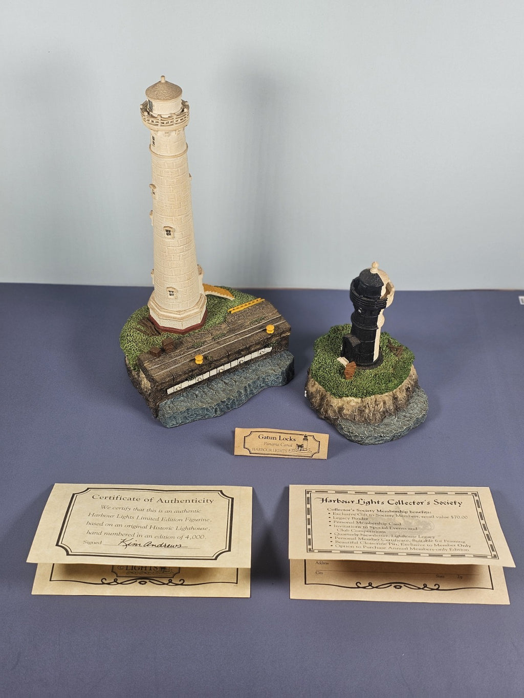 Harbour Lights HL241 The Panama Canal Matched Set Lighthouses #241
