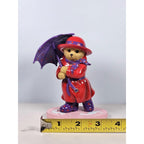 Hamilton Collection Happy Hatters Teddy Bear Figurine w COA Limited Edition