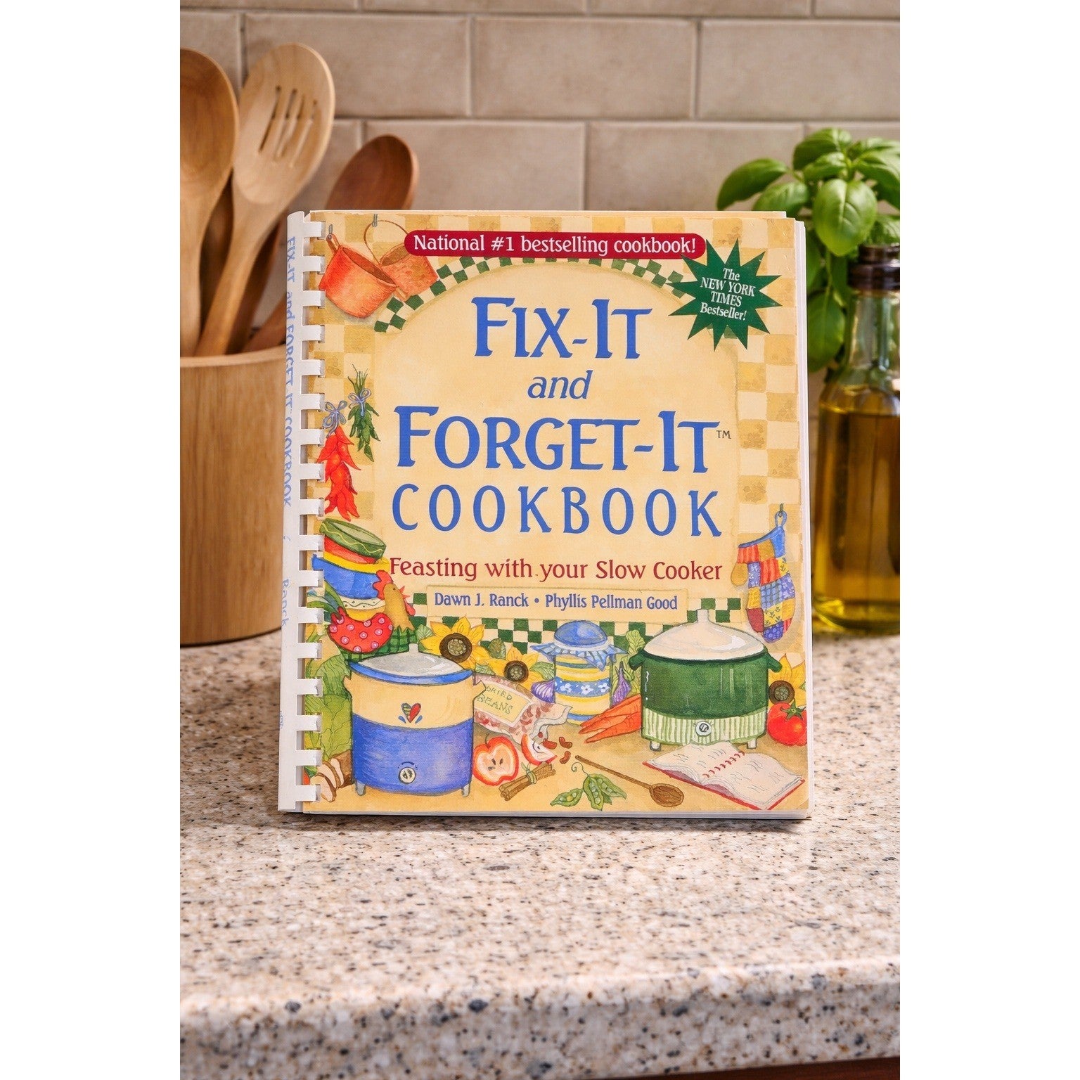 Fix-It and Forget-It Cookbook Spiral Bound Slow Cooker Recipes NYT Bestseller
