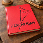 1963 Hanoverian Yearbook Wilmington NC Senior Class Red Hardcover