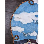 Ganz 3D Lighthouse Coastal Wall Decor – Nautical Beach Hanging Art 12.5"