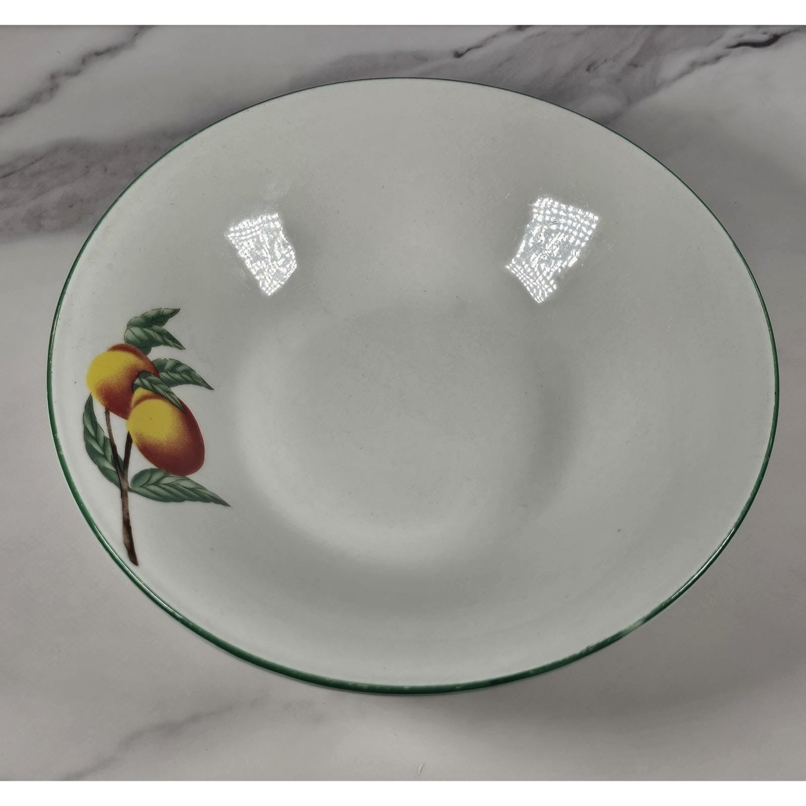 Vintage Citation Garden Trellis Stoneware Bowl 7.5" Farmhouse