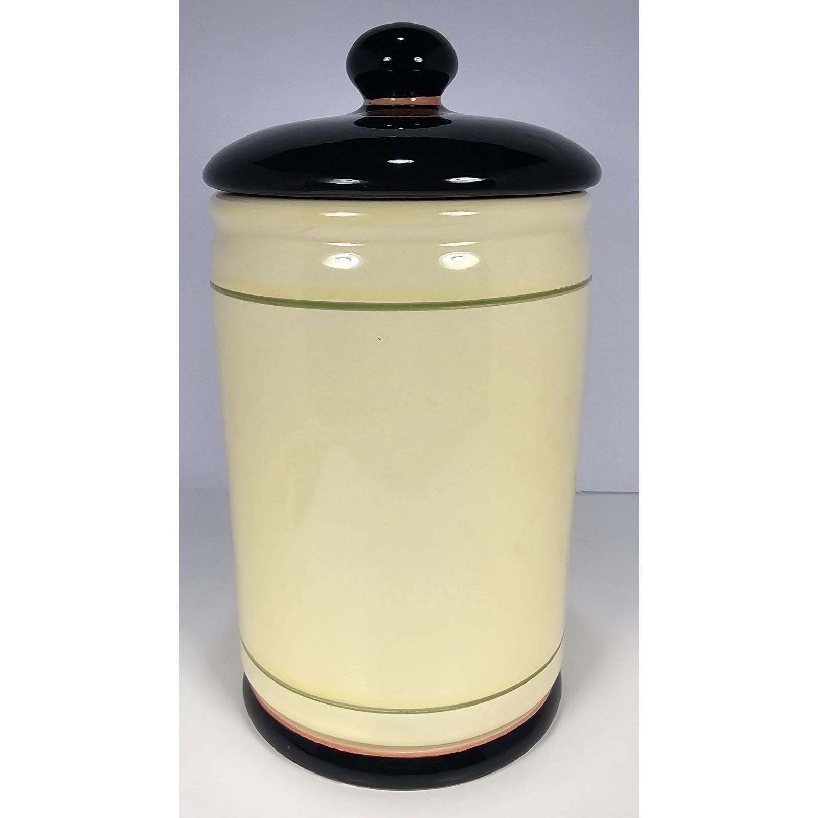 Oggi Chardonnay Canister Lid 7.5x5 Kitchen Storage Jar