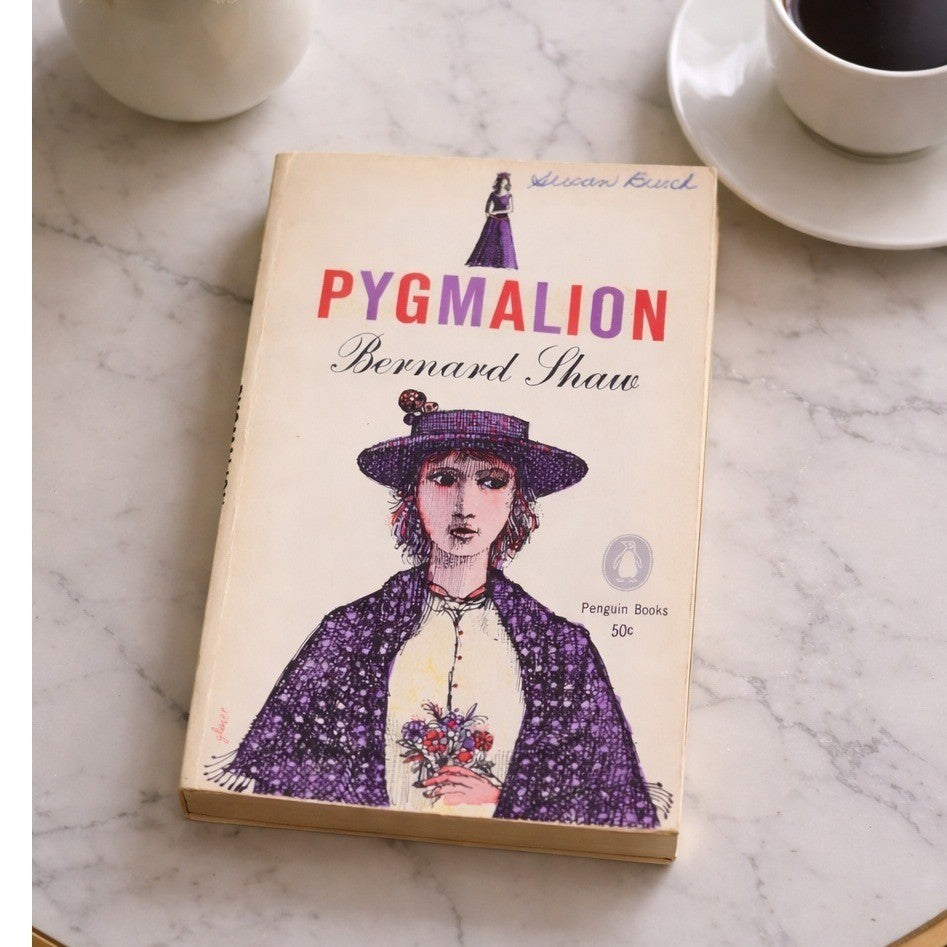 Vintage Pygmalion by Bernard Shaw Penguin Paperback Illustrated Cover