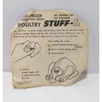 Vintage Poultry Stuffer Stainless Steel Kitchen Tool