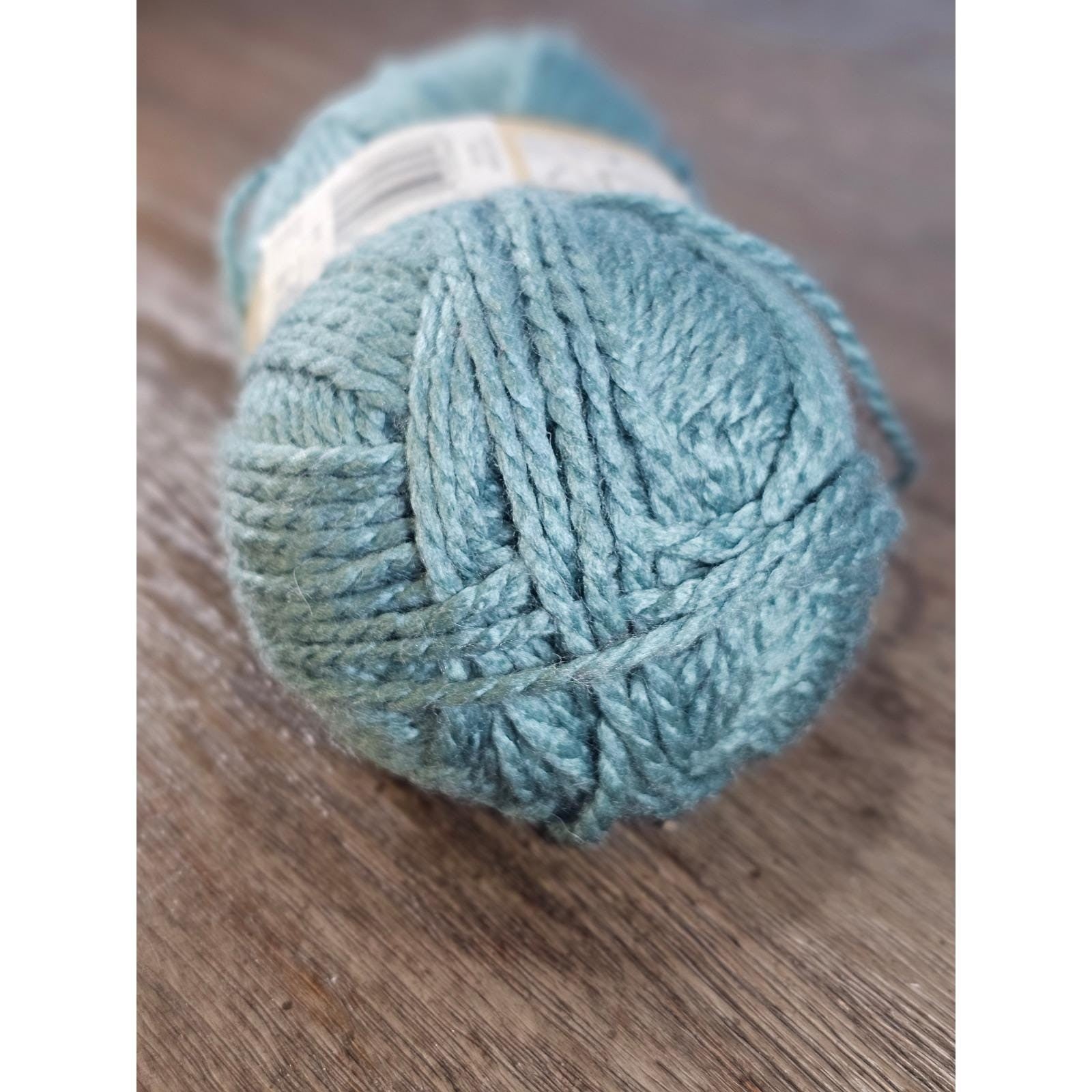 Patons Shetland Chunky Soft Teal Yarn 100g Wool Acrylic Canada