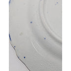 Vintage Windmill Boat Bread & Butter Plate Cobalt Blue Gold Trim